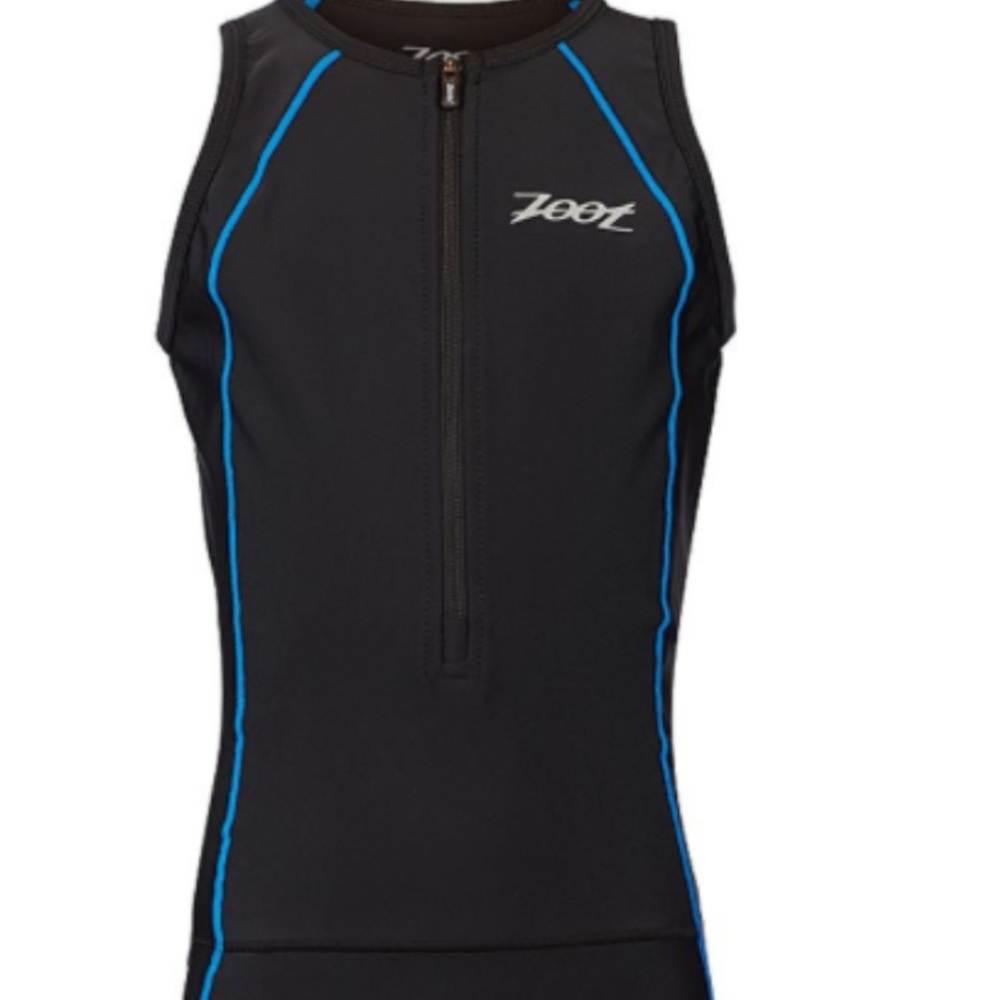 Zoot Sleeveless Black and Blue Tri Suit
